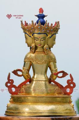 TÔN TƯỢNG ĐẠI NHẬT NHƯ LAI NEPAL 33CM