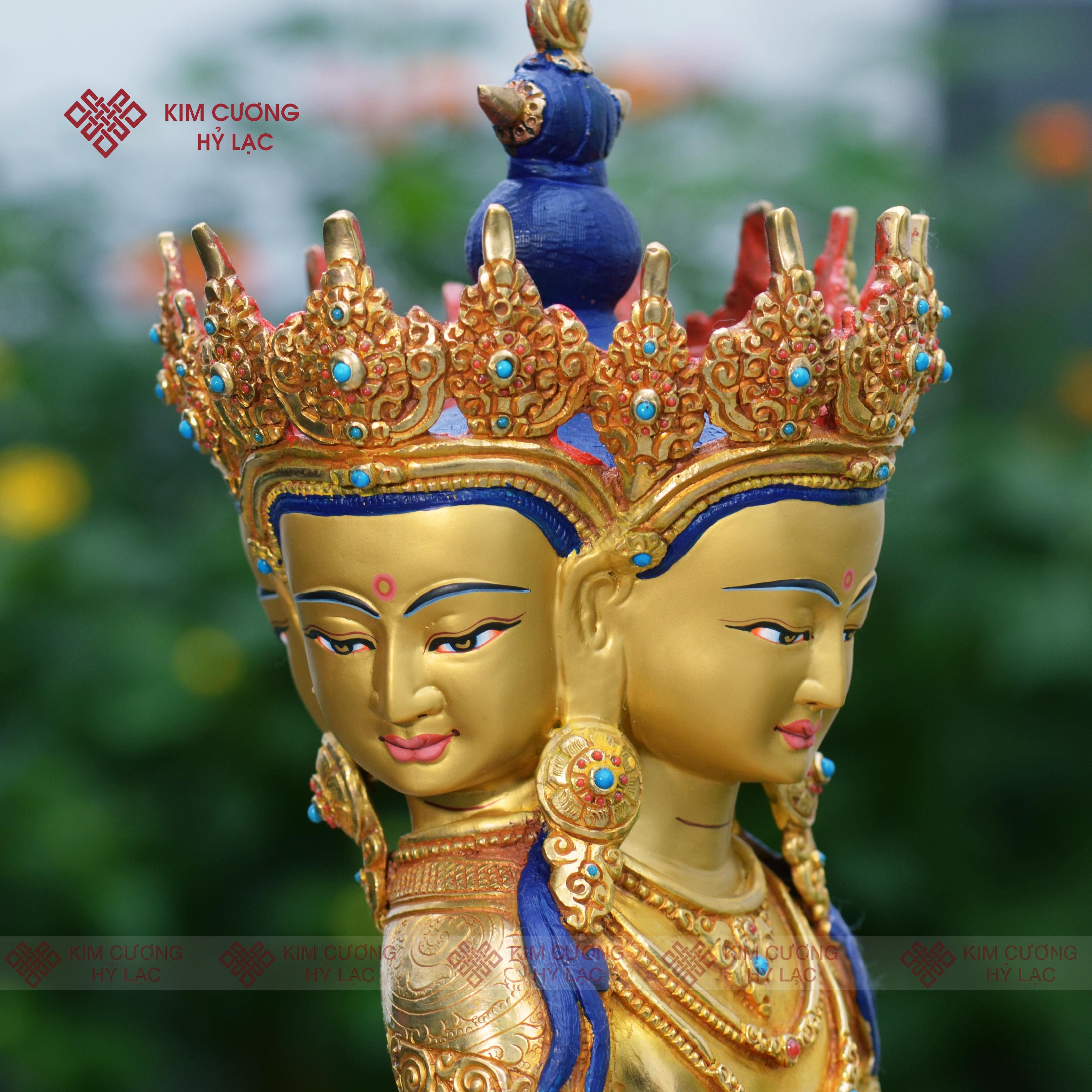 TÔN TƯỢNG ĐẠI NHẬT NHƯ LAI NEPAL 33CM