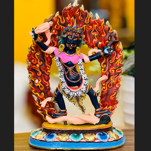 TÔN TƯỢNG HỘ PHÁP EKAJAT NEPAL 25CM