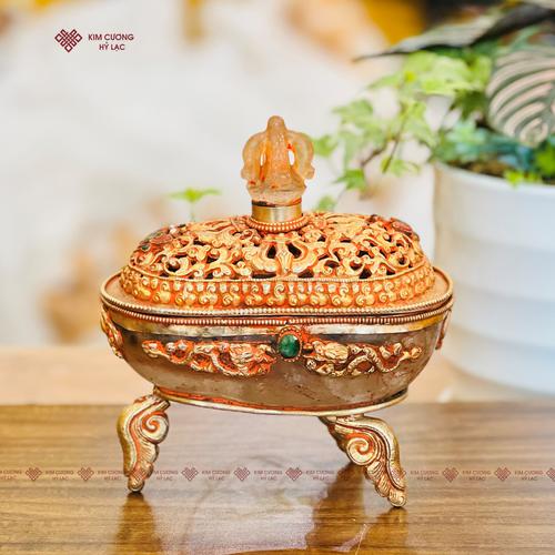 BÁT SỌ THẠCH ANH NEPAL HỒNG