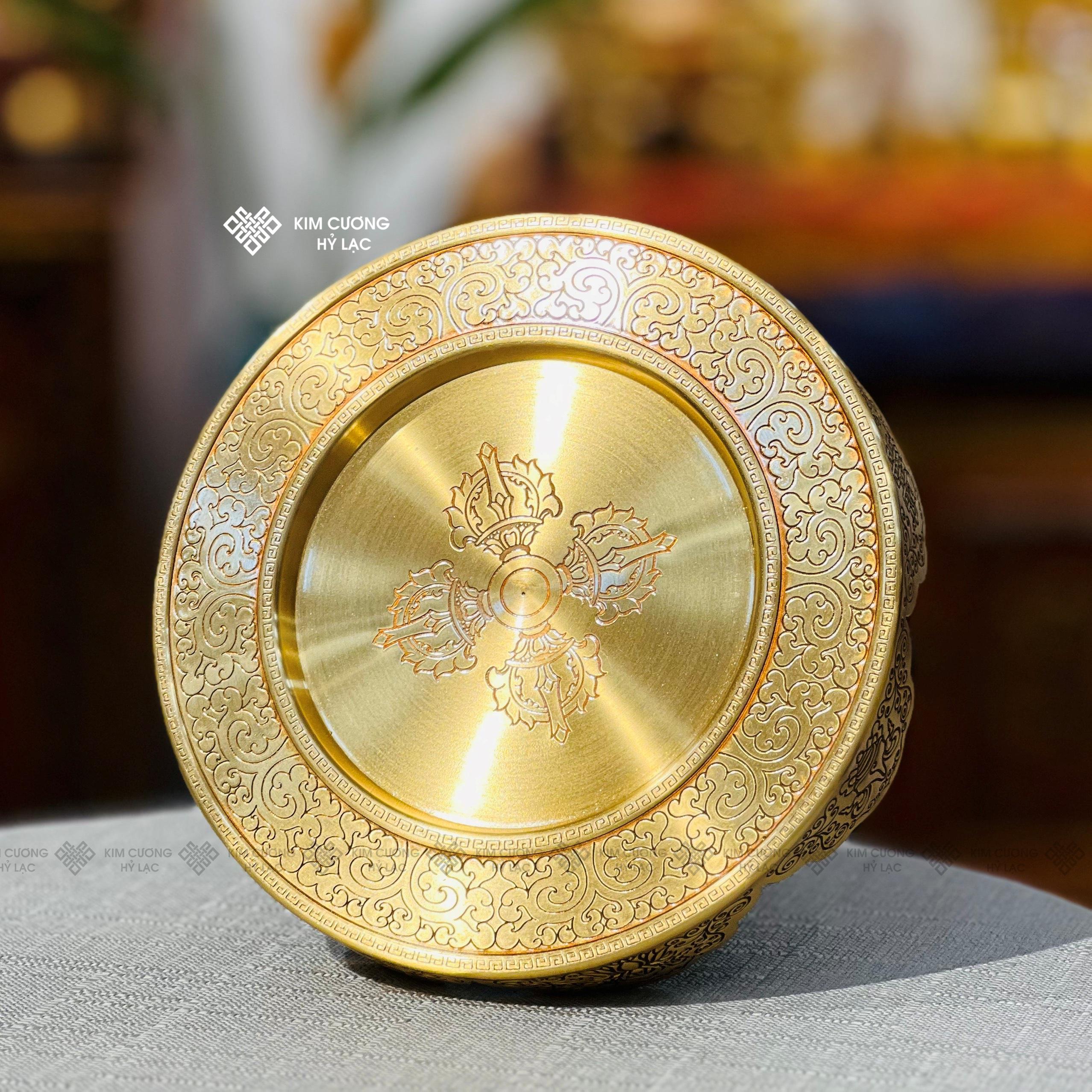 THÁP MANDALA ĐỒNG 24CM