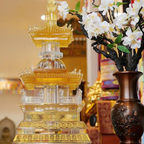 THÁP XÁ LỢI THỦY TINH 50CM