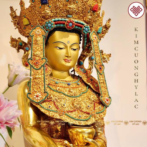 TƯỢNG PHẬT THÍCH CA BÁT TUẾ ĐẲNG THÂN 133CM – TÔN TƯỢNG THIẾU NIÊN THÍCH CA THIÊNG LIÊNG TỪ TÂY TẠNG