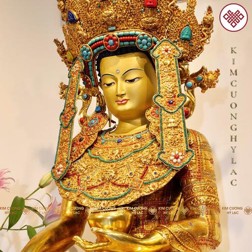 TƯỢNG PHẬT THÍCH CA BÁT TUẾ ĐẲNG THÂN 133CM – TÔN TƯỢNG THIẾU NIÊN THÍCH CA THIÊNG LIÊNG TỪ TÂY TẠNG