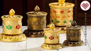 KINH LUÂN ĐỂ BÀN XOAY TAY HỢP KIM - [KIM CƯƠNG HỶ LẠC] PHÁP KHÍ GỌN NHẸ LAN TỎA CHÁNH NIỆM